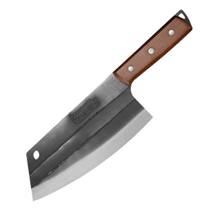 龙泉菜刀套装锰钢锻打家用超快锋利厨师专用切肉切片砍骨刀具厨房