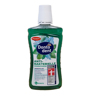 现货 德国dm东拖Dontodent漱口水口气清新6重功效抗敏感清洁500ml