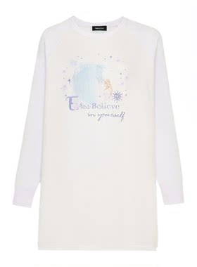 长袖连体睡裙家居服爱慕儿童