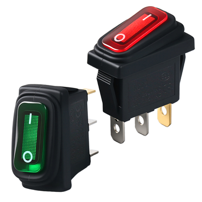 防水防尘防油型电源翘板船型开关