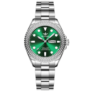 绿水鬼瑞士认证正品牌进口芯手表女士机械表全自动防水名式款十大