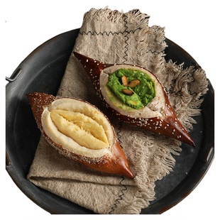 焙叔的店椰香开心果奶酪蟹黄松松红茶奶酥碱水棒全麦面包早餐欧包