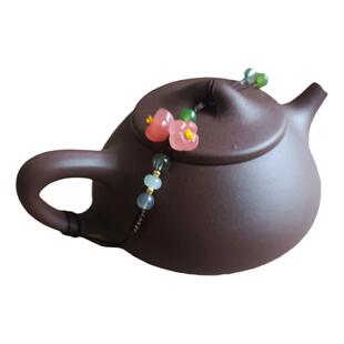 时念高级紫砂西施茶壶盖防摔绳专用绑杯子连接线挂饰配件吊坠提滴