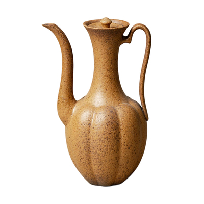 束刻 原矿粗陶手工白酒酒具套装日式复古酒壶酒杯分酒器仿宋执壶