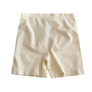 莫代尔无痕中腰内裤女安全裤二合一高弹收腹打底裤纯棉裆平角女士