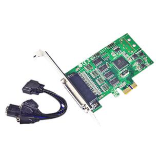 西霸FG-EMT04S-CM PCI-E串口卡 pcie转串口 4串口扩展卡 静电保护