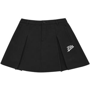 FILA FUSION斐乐潮牌女子短裙2023秋季新款半身裙运动休闲A字裙摆