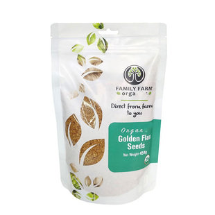 Family Farm Organics黄金亚麻籽仁粉白芝麻小麦胚芽纯糙米蛋白粉