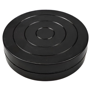 塑料陶艺转盘雕塑转台40cm泥塑快递封箱打包拍照盆景家具旋转底座