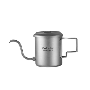 纯钛手冲咖啡具套装车载轻量旅行咖啡壶户外露营咖啡装滴漏套装