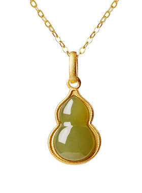 宫里上新天然和田玉福禄吊坠