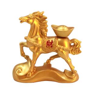 马上有钱转转马摆件马上发财马到成功办公室桌面摆件解压装饰礼品