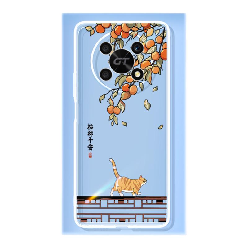 适用荣耀X40手机壳honorX40GT竞速版X40i透明新款honor华为X9a套全包防摔超薄叉四零男RMO一AN00女anoo软外壳