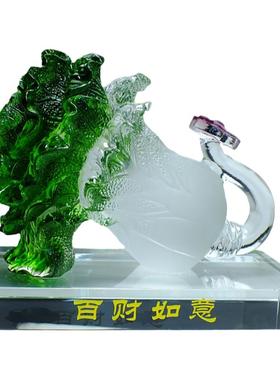 水晶琉璃新居开业百财乔迁礼品
