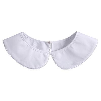 白色蕾丝花边假领子女百搭