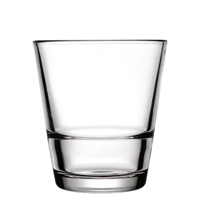 叠置钢化可乐汽水柠檬玻璃杯