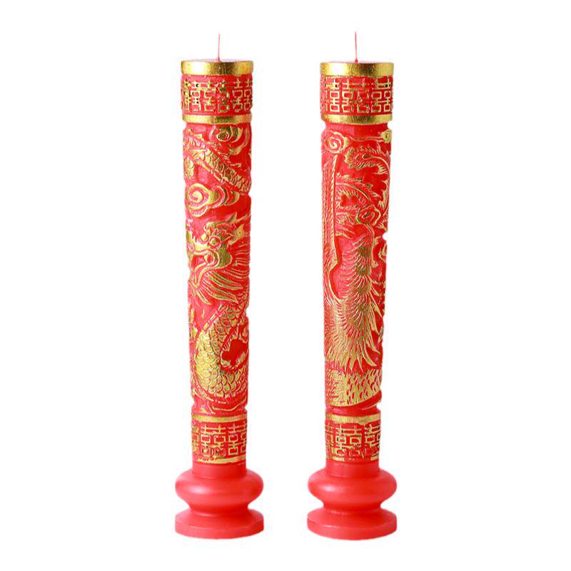 不易熄灭长久点燃结婚蜡烛