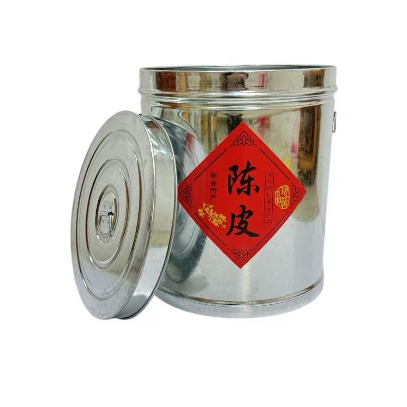 米桶家用茶叶杂粮桶带盖加厚特大号陈皮桶多功能防潮防虫铁桶