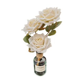 车载花束车内饰氛围花朵曼塔玫瑰摆件汽车水杯架中控装饰创意花瓶