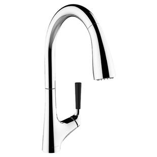 科勒玛亚科厨房家用水槽抽拉式防溅冷热水花洒龙头K-24337T-4-CP