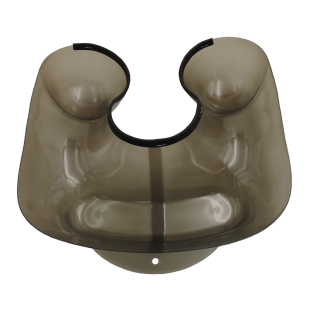 美发肩托烫发染卷拉直药水槽盘接加大透明塑料发廊理发店工具专用