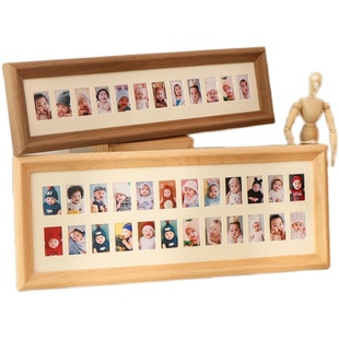 儿童证件照相框摆台宝宝成长纪念生活照洗照片婴幼童校毕业框架