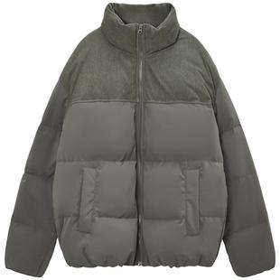 三防重磅羽绒服男士短款休闲冬季加厚保暖宽松休闲上衣面包外套男