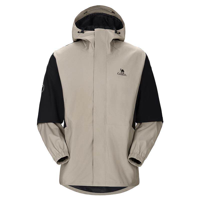 骆驼熊猫户外冲锋衣女外套2026春夏小个子防水防风新款好看登山服