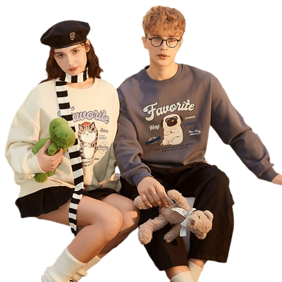 新款卫衣情侣百搭唐狮