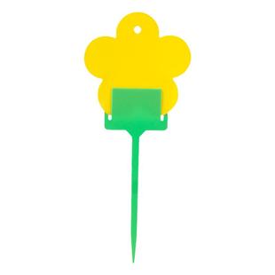 小黄板花型粘虫板小黑飞粘虫板双面防水诱粘剂诱蝇球果蝇果园大棚