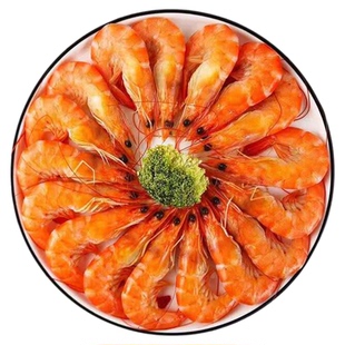 美味香虾熟虾南美熟冻白虾盐田虾新鲜冻虾水产海鲜大虾整箱商用