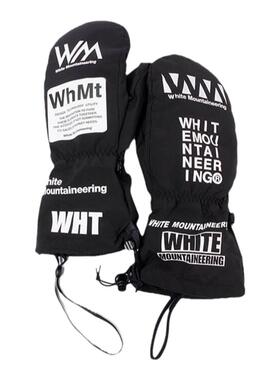 White Mountaineering WM Gore-tex 白山印花滑雪防水保暖手套潮