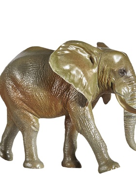 非洲大象纯黄铜工艺品摆件