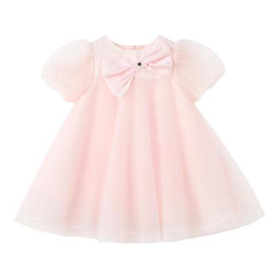 PawinPaw卡通小熊童装春夏女宝宝节日派对礼服连衣裙公主裙