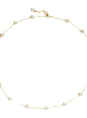 气质时尚满天星珍珠锁骨链