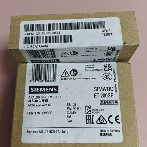 议价6ES7134-6GB00-0BA1西门子6ES71346GB000BA1 ET 200SP模拟式