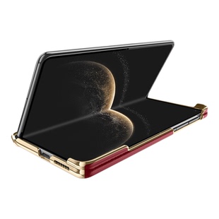 【双轴全包】智父适用华为x6手机壳MateX6典藏版的新款mate折叠屏外壳yl高端超薄全包防摔系列旋转支架保护套