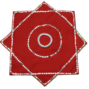 专业技巧双色舞蹈手绢花一对二人转东北秧歌舞蹈八角巾广场舞手帕