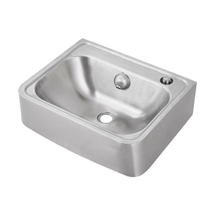 监狱羁押室用壁挂盆304不锈钢挂墙式洗手盆医院学校卫生间洗脸盆