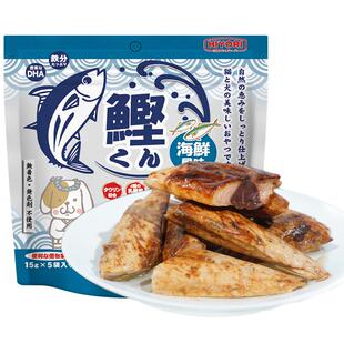 日和优宠鲣鱼君小鱼干犬猫零食肉干泰迪猫咪成猫肉条零食5支/包