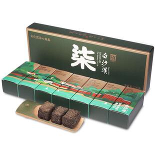 黑茶湖南安化白沙溪金花茯砖茶千两茶天尖组合正品七趣集湖南特产