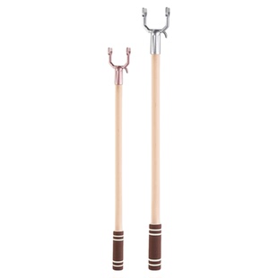 实木撑衣杆家用晾衣杆叉丫晒衣杆取衣杆加长挂衣杆宿舍挑杆一整根