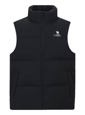 骆驼羽绒马甲2026秋冬季新款短款羽绒服女款马甲休闲户外外套男女