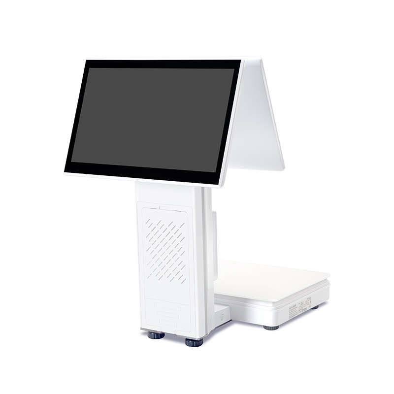 智能触摸Ai识别收银机超市称重收银机一体秤蔬果生鲜零售便利店