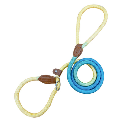 狗牵引绳渐变色P绳高颜值防爆冲