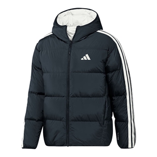 adidas阿迪达斯冬季新款男子双面穿休闲羽绒服运动保暖外套KC2491