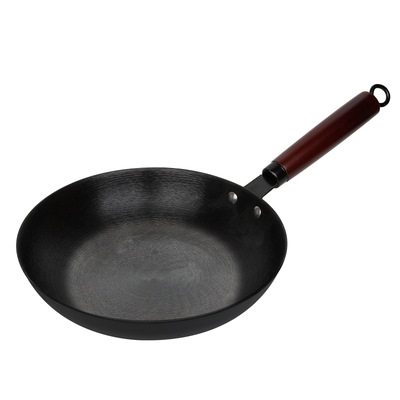 平底煎锅铸铁陆川无涂层不粘锅
