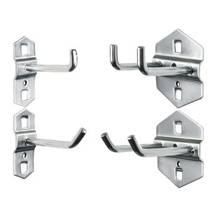 洞洞板挂钩方孔五金工具墙上金属配件收纳挂架汽车美容工具挂板架