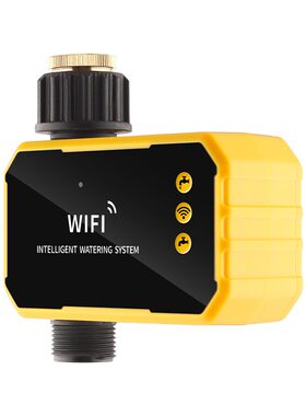 插电式WiFi定时器手机远程控制外接太阳能板自动浇花神器雾化喷头