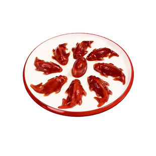 山楂锦鲤鱼八方来财山楂糕节日招待摆盘客宴新年夜饭团圆年年有鱼